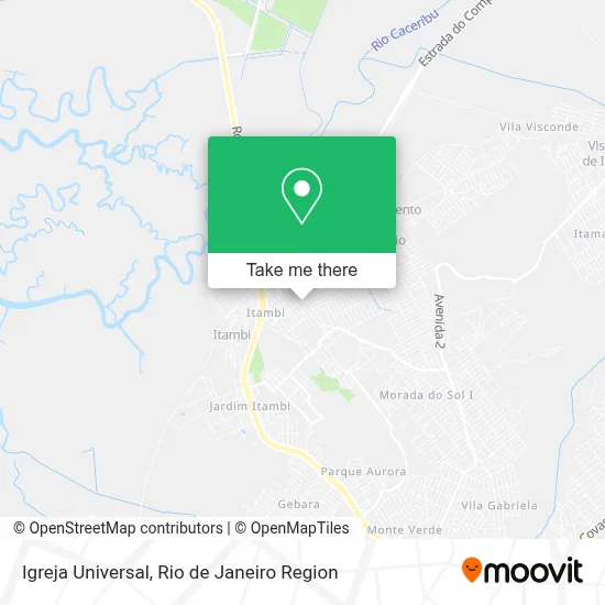 Igreja Universal map