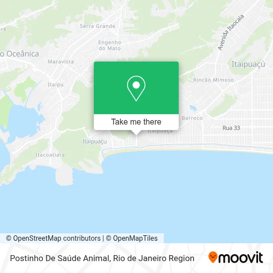 Postinho De Saúde Animal map