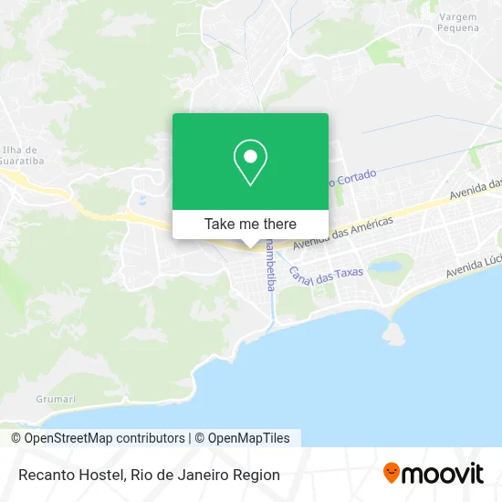Recanto Hostel map
