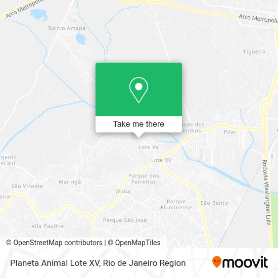 Planeta Animal Lote XV map