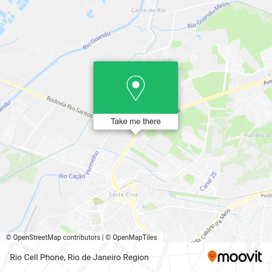 Rio Cell Phone map