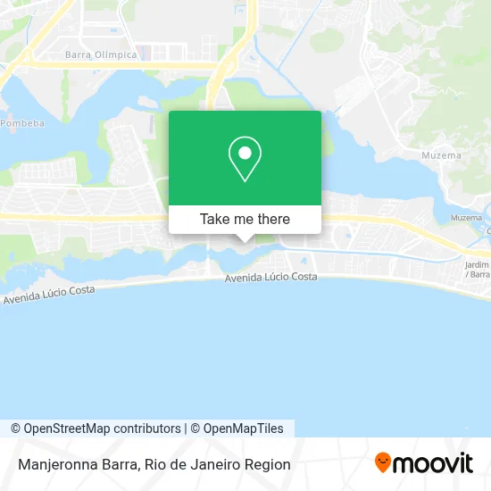 Manjeronna Barra map
