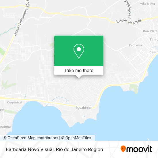 Barbearia Novo Visual map