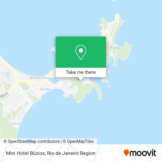 Mini Hotel Búzios map