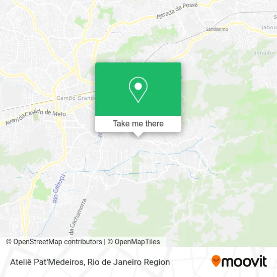 Ateliê Pat'Medeiros map