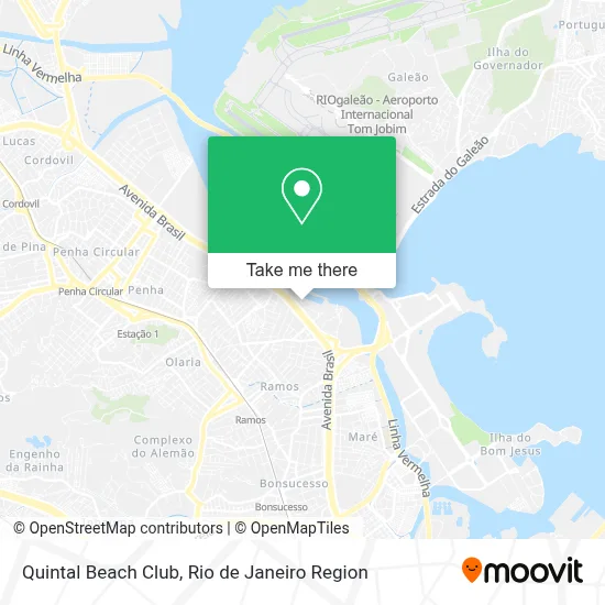 Quintal Beach Club map