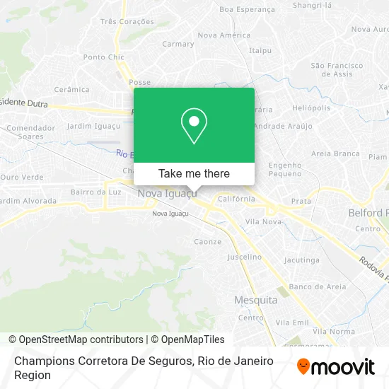 Champions Corretora De Seguros map