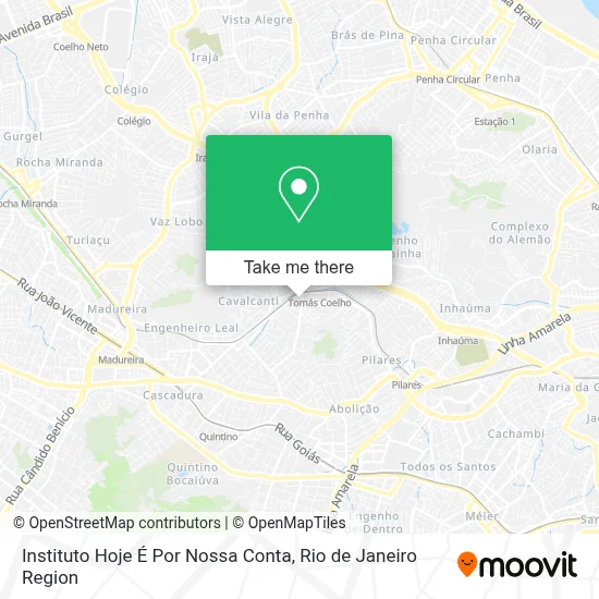 Instituto Hoje É Por Nossa Conta map