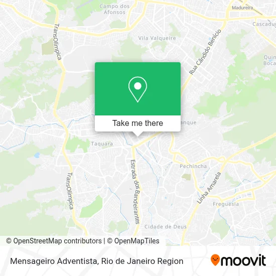 Mensageiro Adventista map