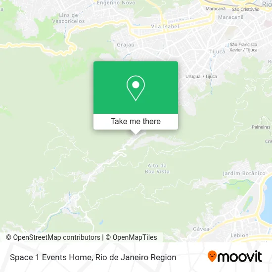 Space 1 Events Home map