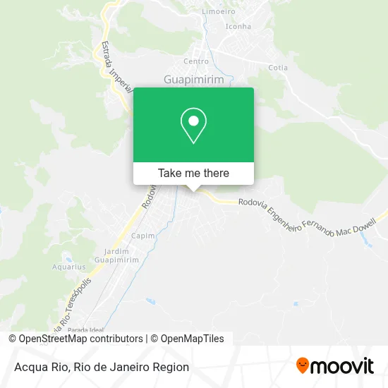Acqua Rio map