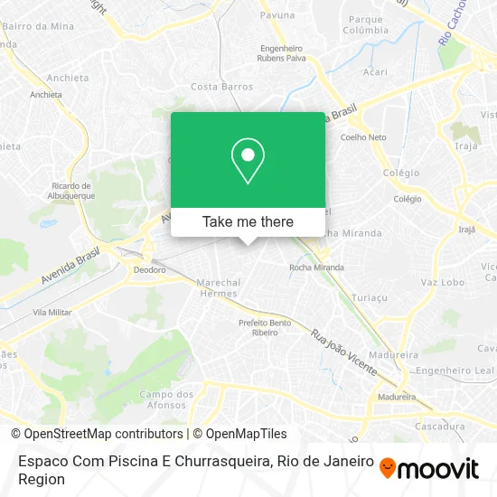 Espaco Com Piscina E Churrasqueira map