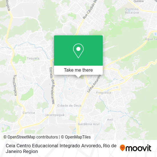 Ceia Centro Educacional Integrado Arvoredo map