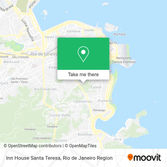 Inn House Santa Teresa map