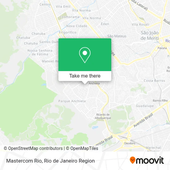 Mastercom Rio map