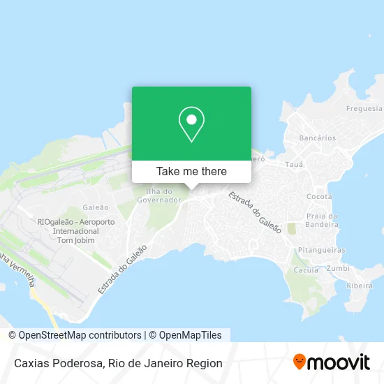 Caxias Poderosa map
