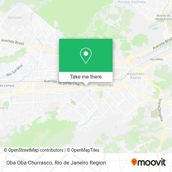 Oba Oba Churrasco map