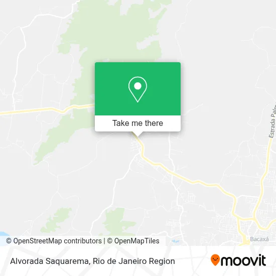 Alvorada Saquarema map