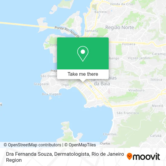 Dra Fernanda Souza, Dermatologista map