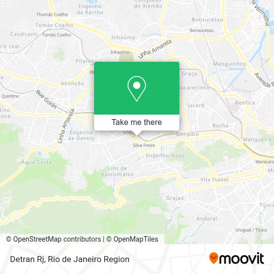 Detran Rj map