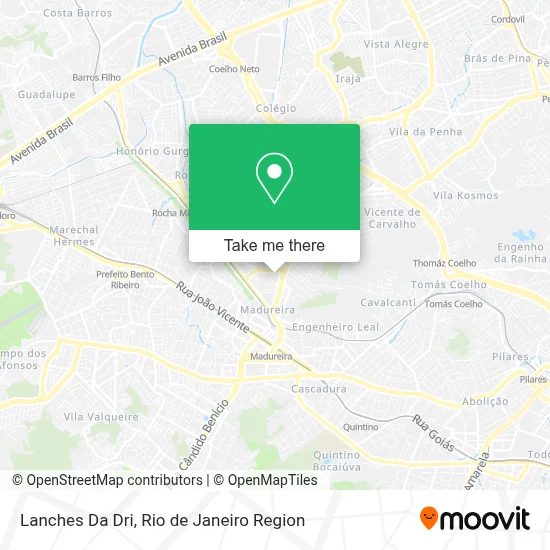 Lanches Da Dri map