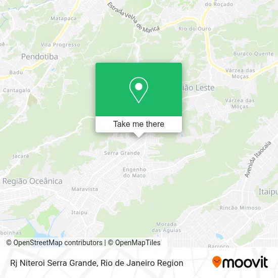 Rj Niteroi Serra Grande map