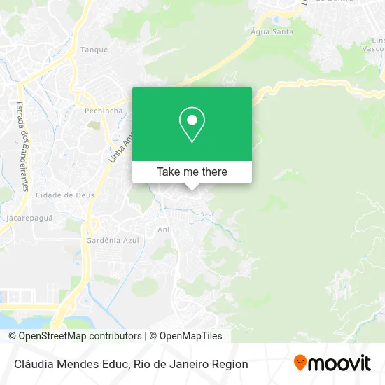 Cláudia Mendes Educ map