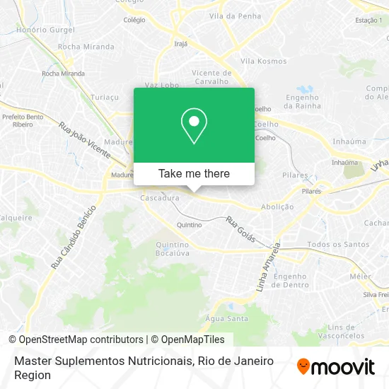 Master Suplementos Nutricionais map