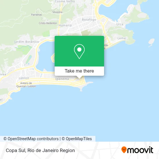 Copa Sul map