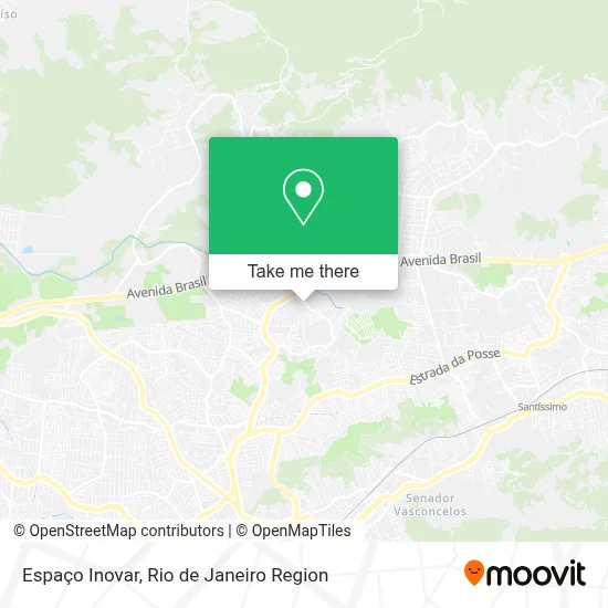 Espaço Inovar map