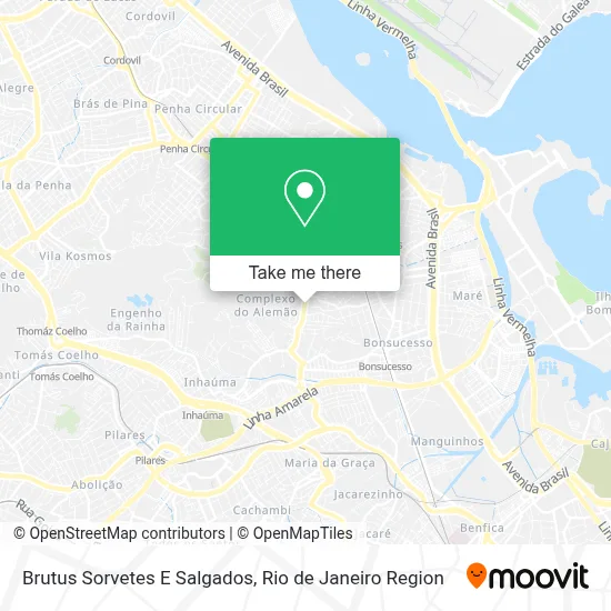 Brutus Sorvetes E Salgados map