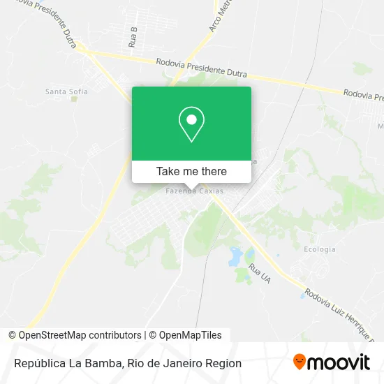 República La Bamba map