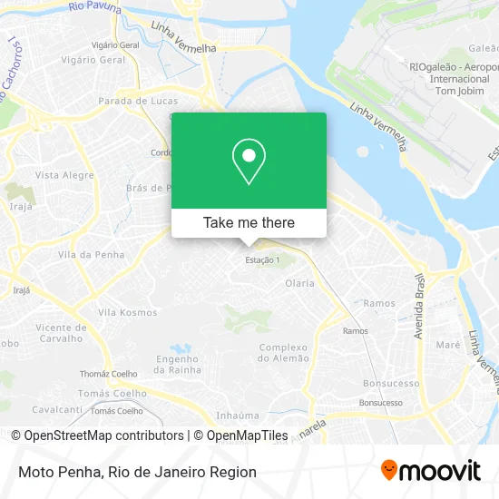 Moto Penha map