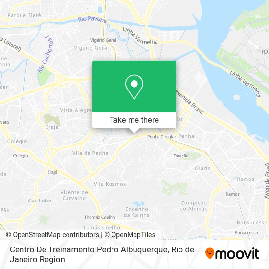 Centro De Treinamento Pedro Albuquerque map