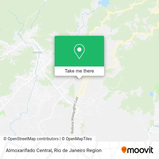 Almoxarifado Central map
