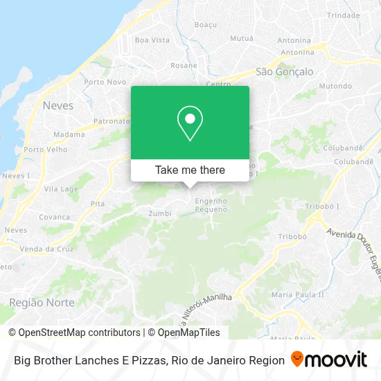 Big Brother Lanches E Pizzas map