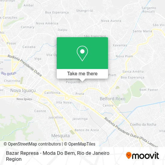 Bazar Represa - Moda Do Bem map