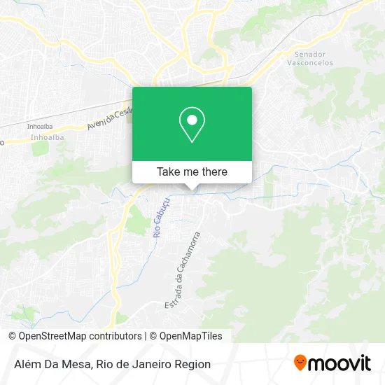 Além Da Mesa map