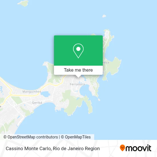 Cassino Monte Carlo map