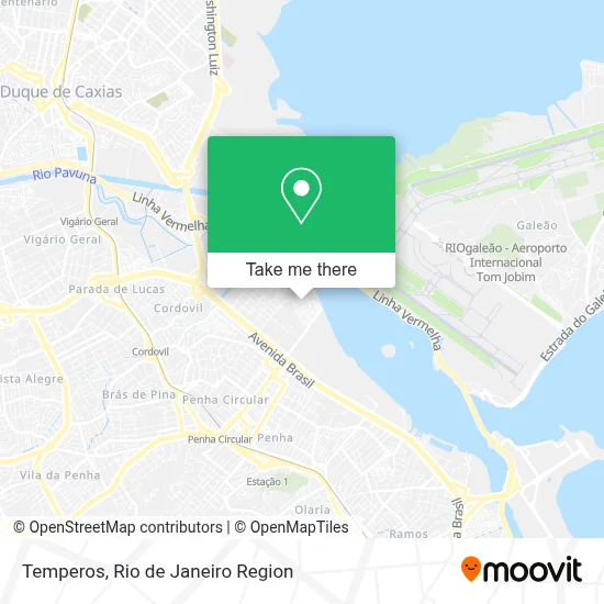 Temperos map
