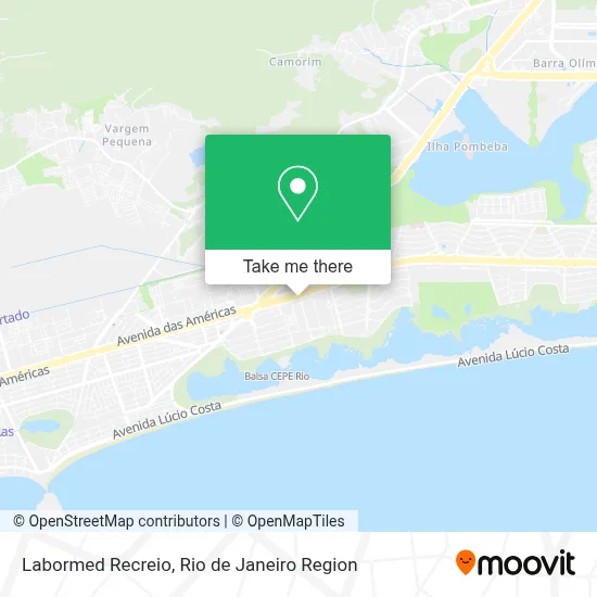 Labormed Recreio map