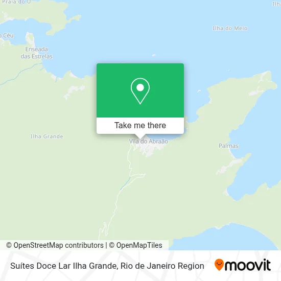 Suítes Doce Lar Ilha Grande map