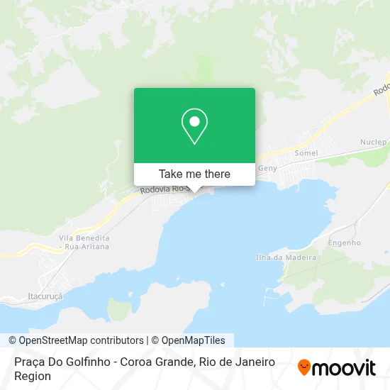 Praça Do Golfinho - Coroa Grande map