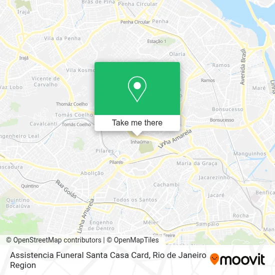 Assistencia Funeral Santa Casa Card map