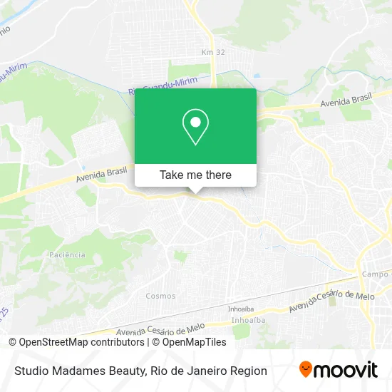 Studio Madames Beauty map