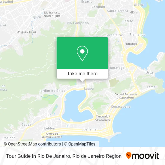 Tour Guide In Rio De Janeiro map