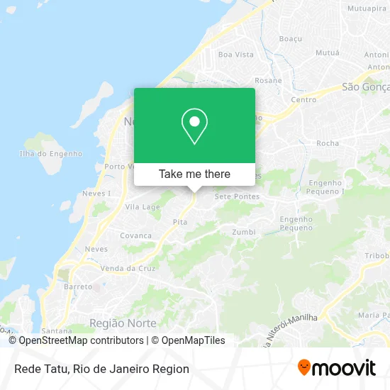 Rede Tatu map