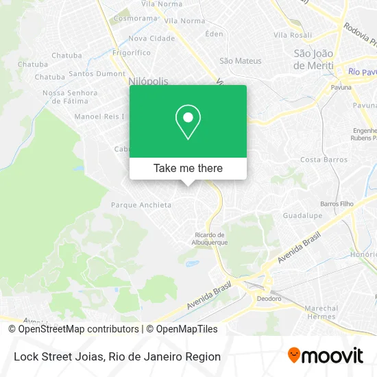 Lock Street Joias map