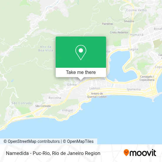 Namedida - Puc-Rio map