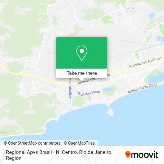 Regional Apvs Brasil - Ni Centro map